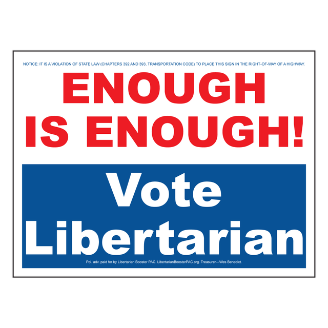 Enough is Enough Sign