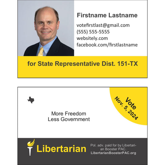 Business Card for Texas Candidate v2